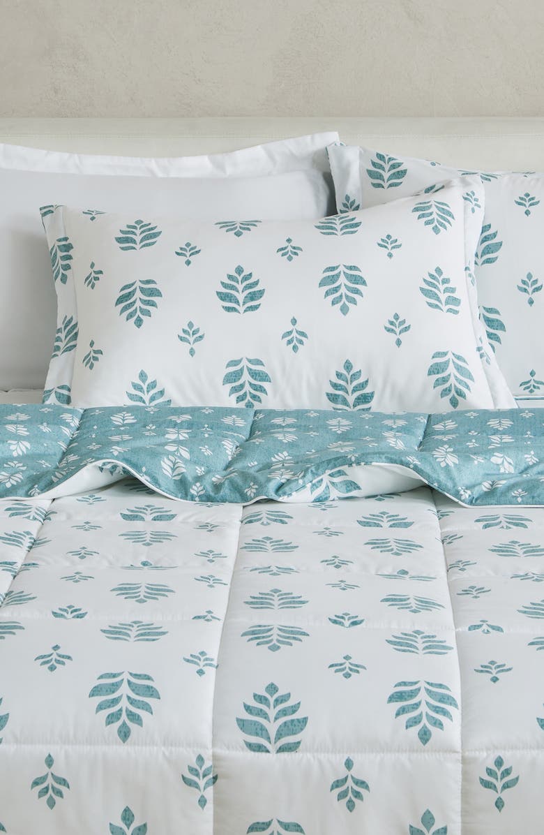 Woven & Weft Reversible Microfiber Comforter Set, Alternate, color,