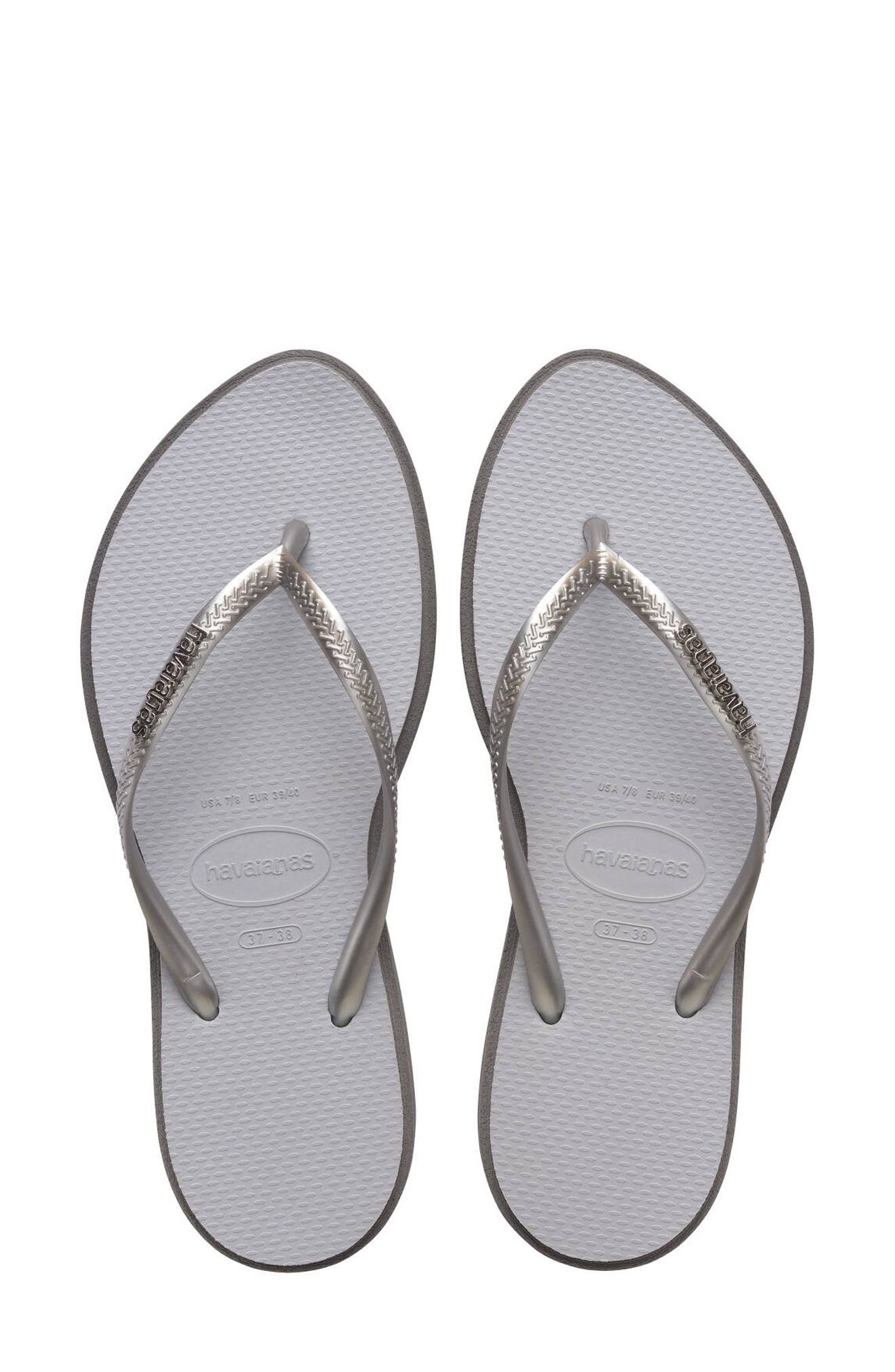 Havaianas Slim Pointed Toe Flip Flop, Alternate, color, 