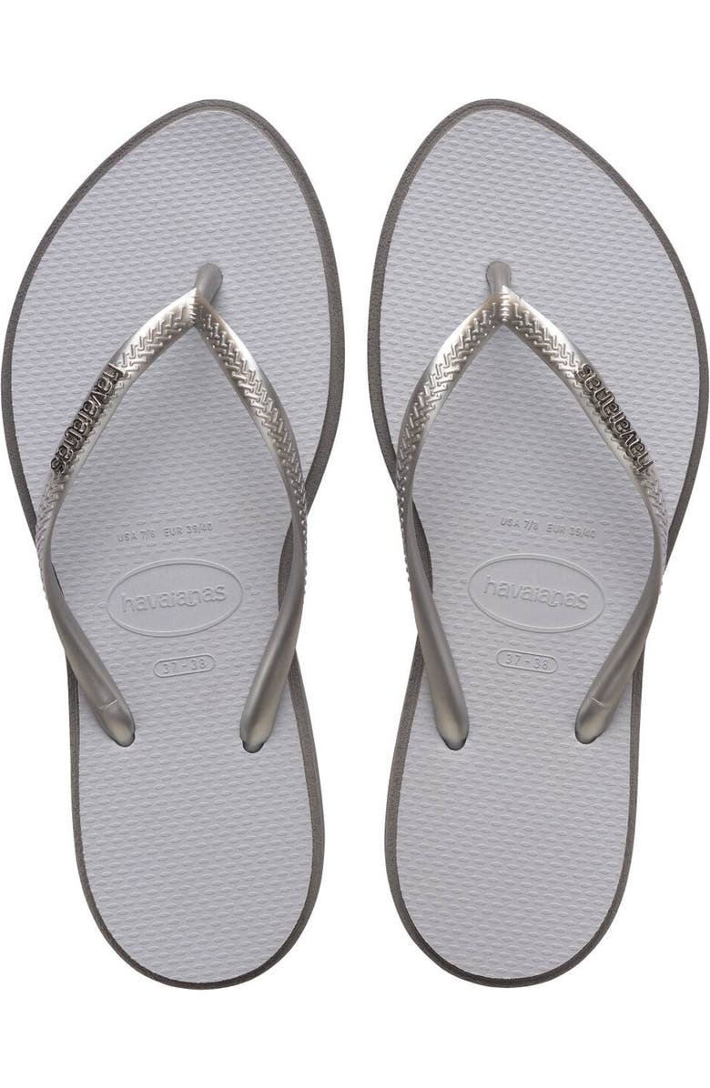 Havaianas Slim Pointed Toe Flip Flop, Alternate, color,