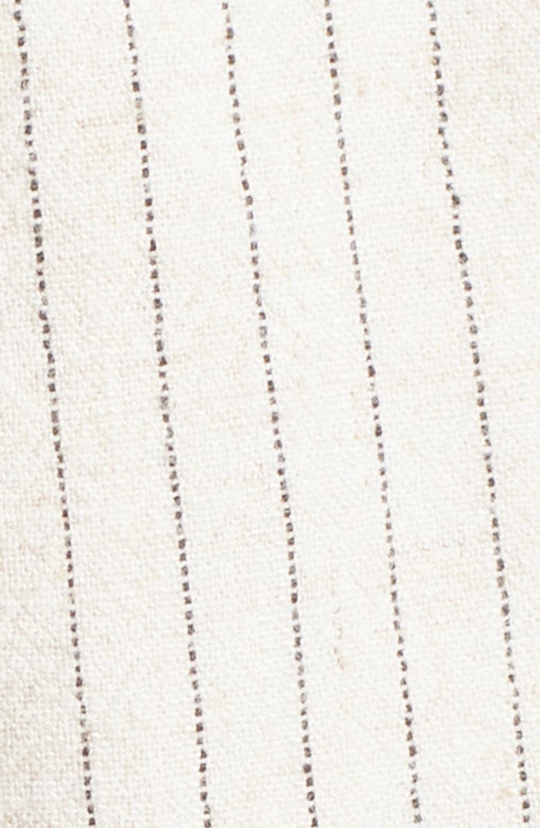 Topshop Stripe One-Shoulder Vest, Alternate, color, Cream