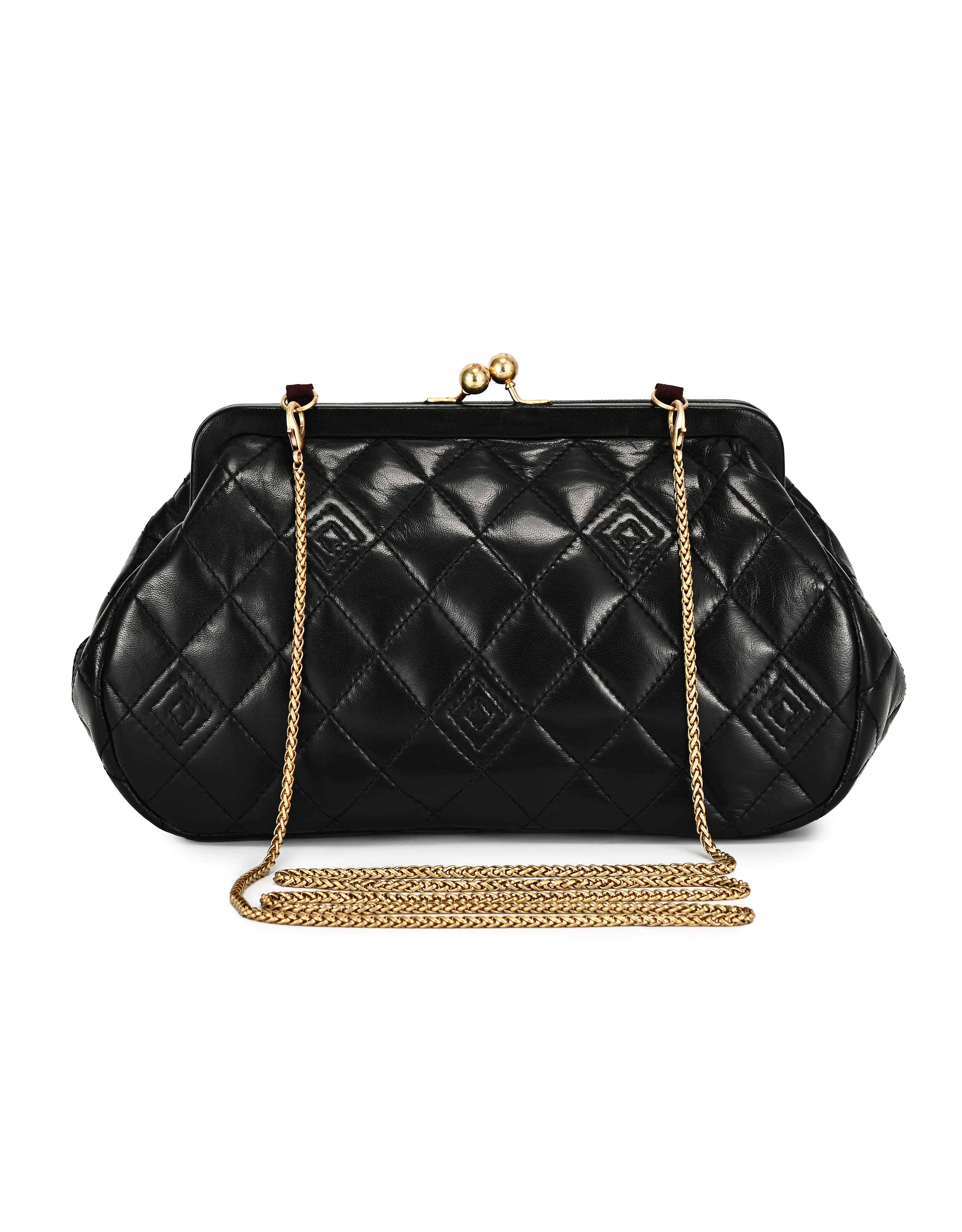 OLD TREND Petunia Small Quilted Leather Crossbody, Alternate, color, Black