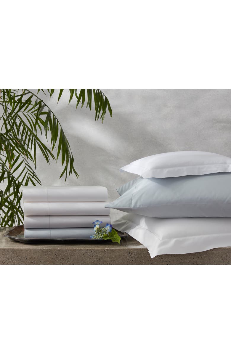Matouk Bergamo Hemstitch Set of 2 Pillowcases, Alternate, color, White