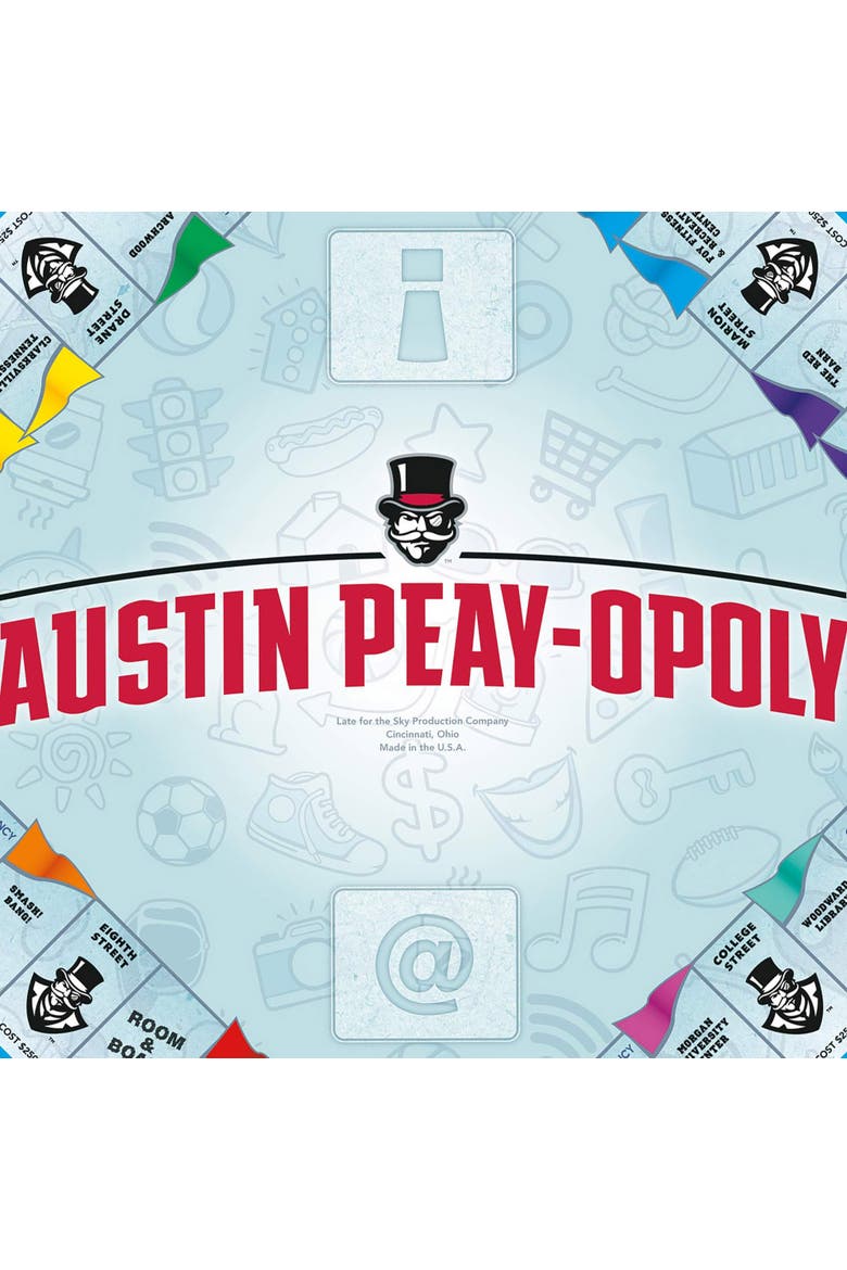 University Austin Peayopoly Monopoly Board Game, Alternate, color, Multicolored