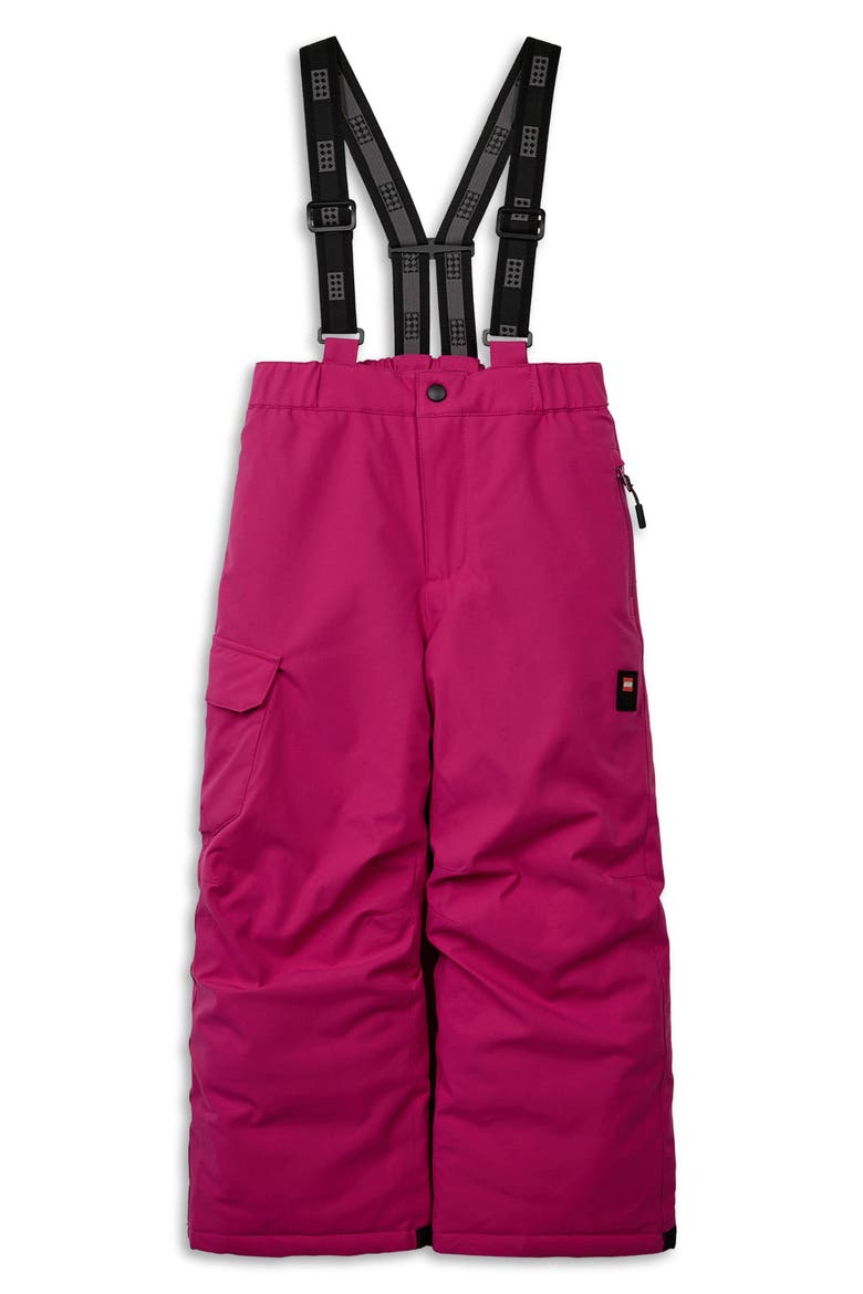 Kids' Waterproof Ski Pants, Main, color, PINK