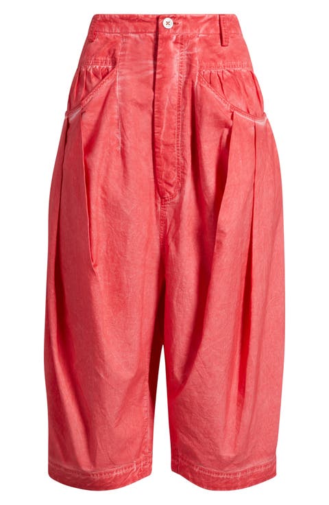 Sundry Crop Cotton Pants