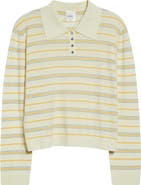 LESET James Stripe Merino Wool Polo
