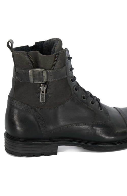 Dune London Call Moto Boot In Gray