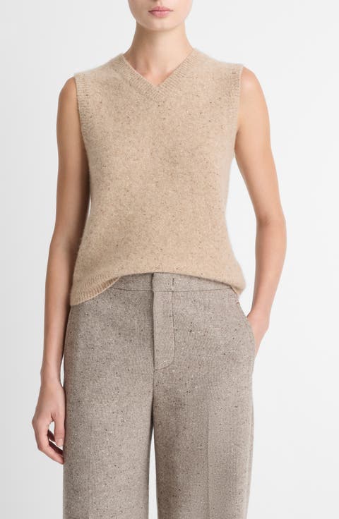 Donegal Boiled Cashmere Sweater Vest