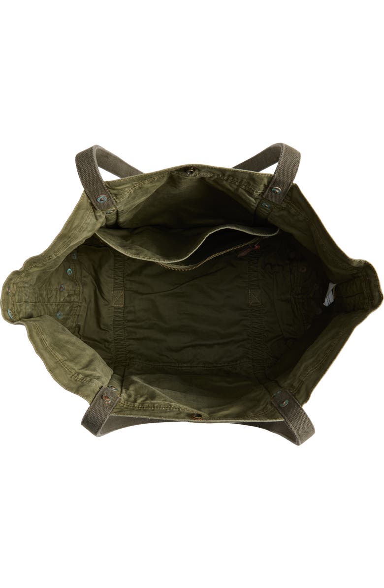 Double RL Patchwork Camo Tote, Alternate, color, Multi Camo Prints/ Olive Drab