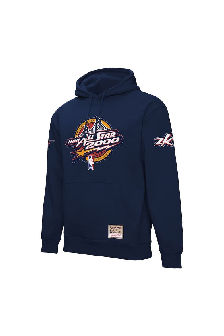 Unisex Mitchell & Ness  Navy 2000 NBA All-Star Game Pullover Hoodie, Alternate, color, Navy