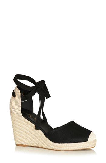 City Chic Sage Espadrille Wedge Sandal