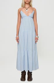 Princess Polly Chelsea Tiered Maxi Dress