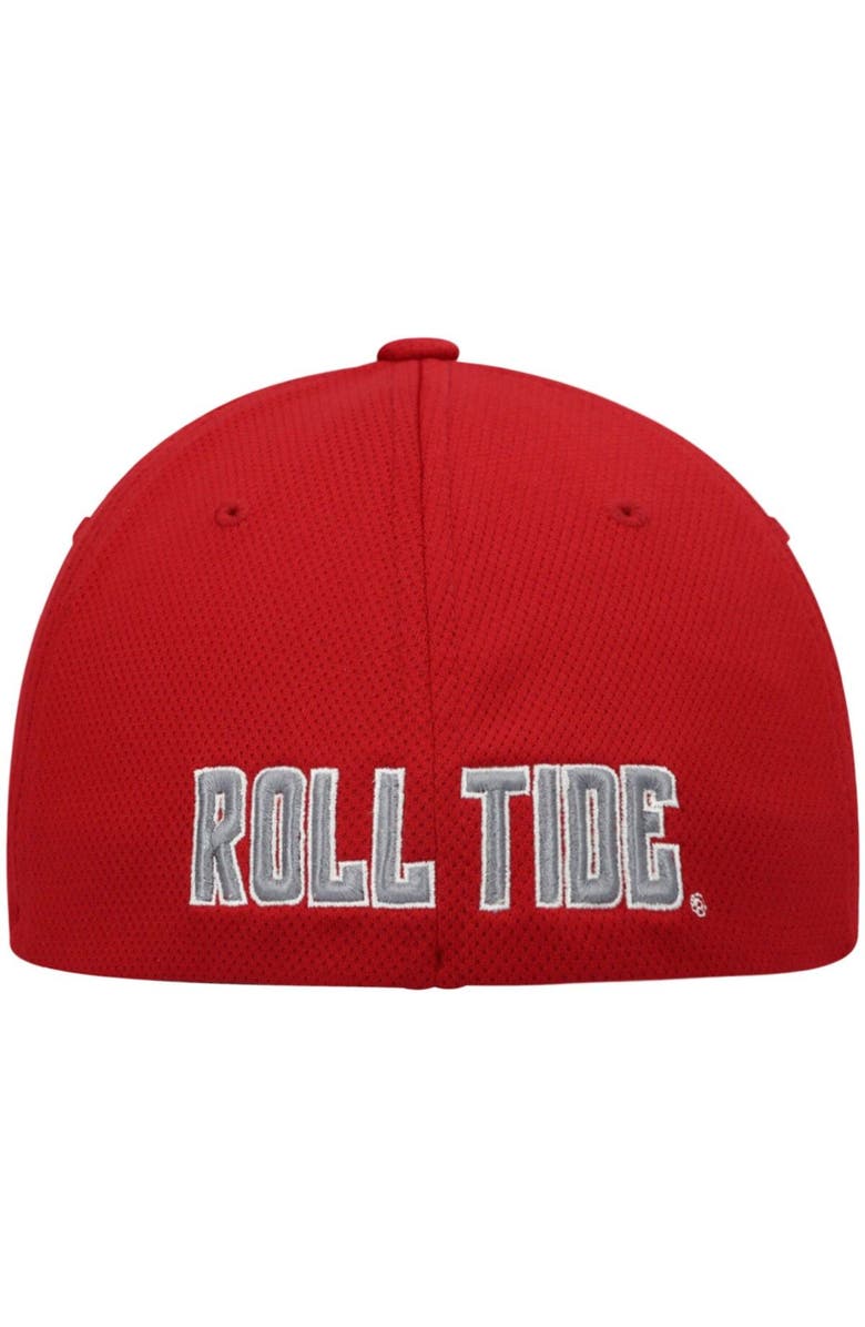 TOP OF THE WORLD Men's Top of the World Crimson Alabama Crimson Tide Reflex Logo Flex Hat, Alternate, color, Crimson
