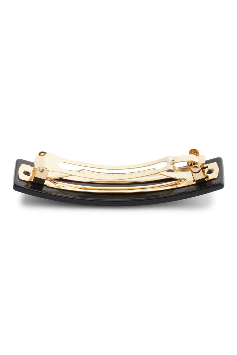 Logo Barrette, Alternate, color, BLACK
