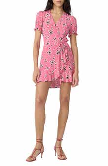 Emilia Floral Puff Sleeve Wrap Dress