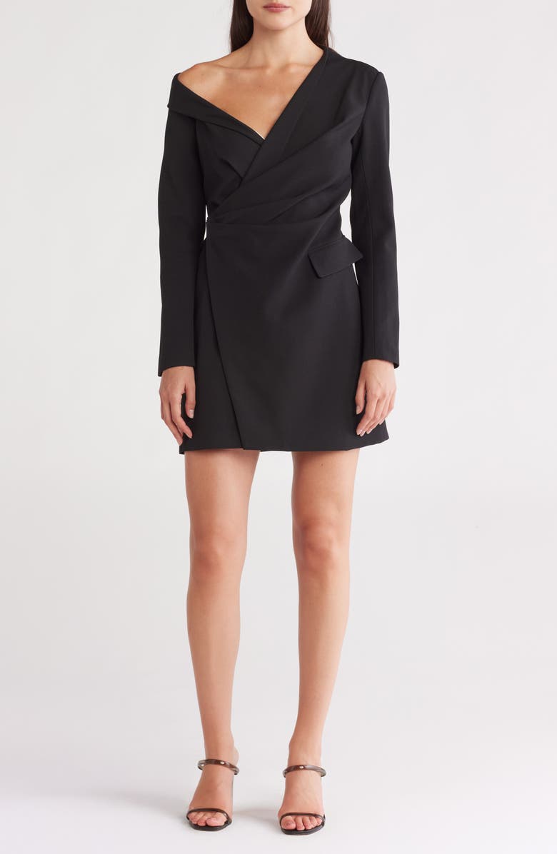 A.L.C. Skyla One-Shoulder Long Sleeve Dress, Main, color, 