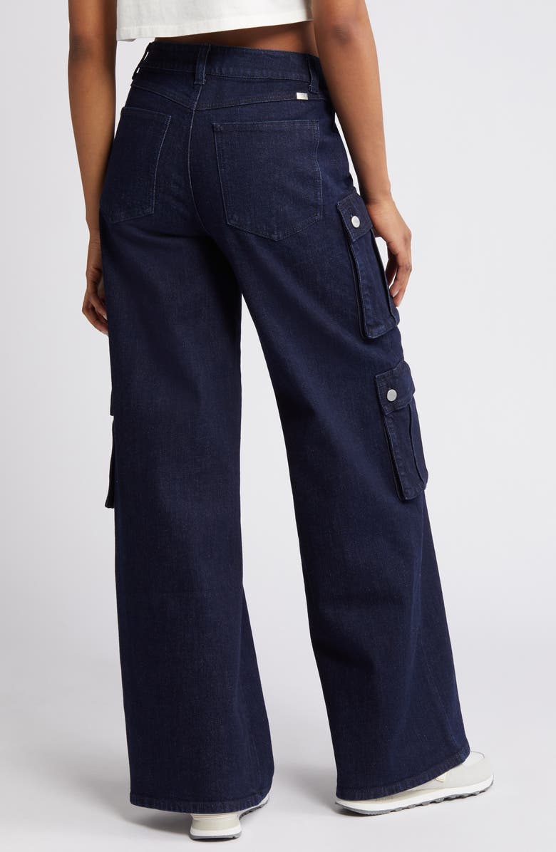 1822 Denim Wide Leg Cargo Jeans, Alternate, color, 