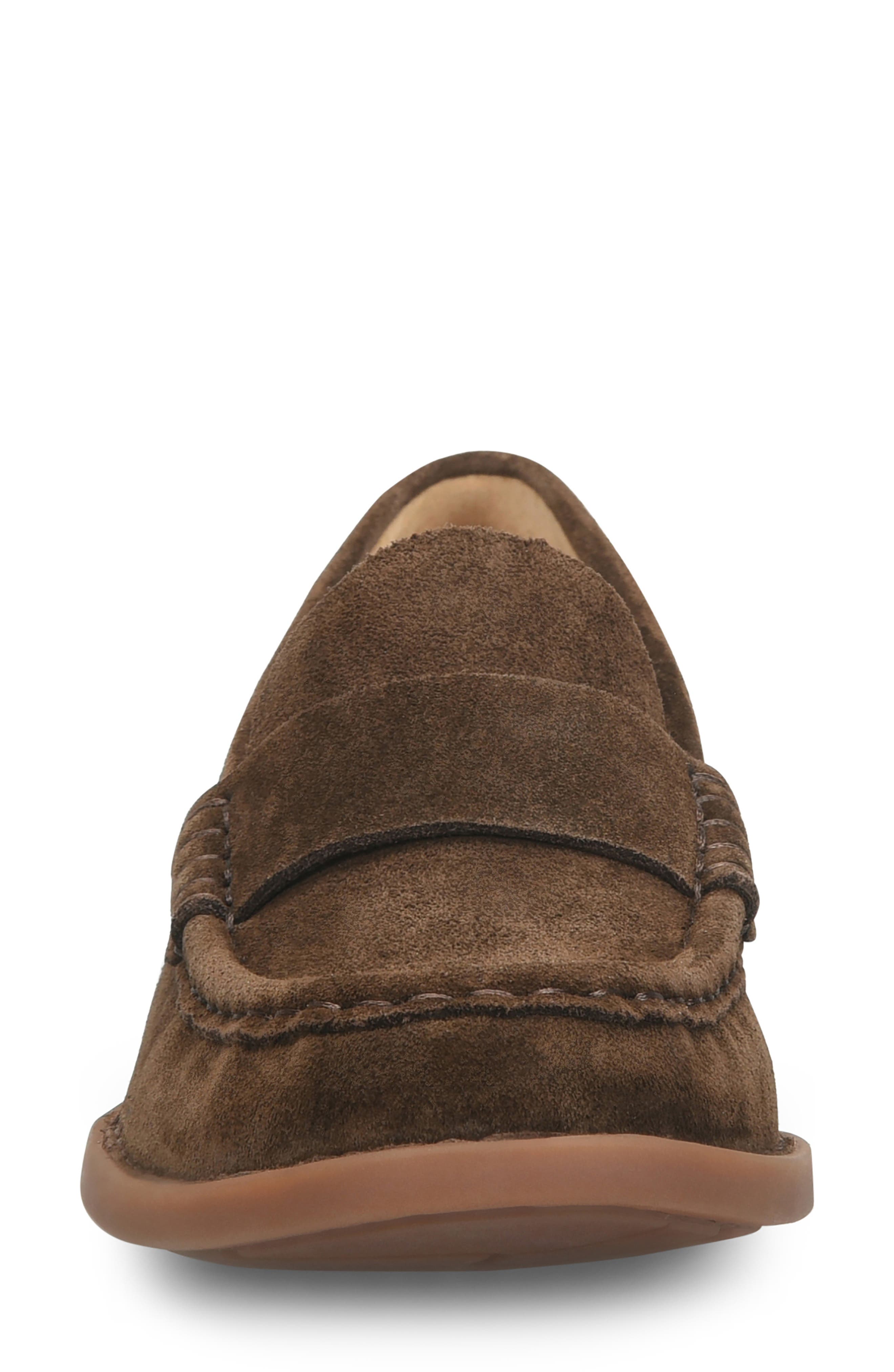 Marlina Loafer, Alternate, color, CHOCOLATE SUEDE
