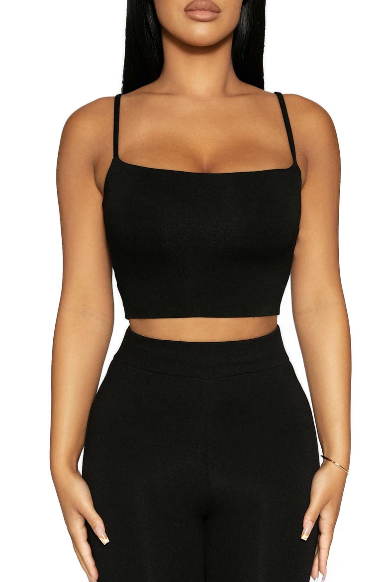The NW Solid Vibes Crop Top, Main, color, BLACK