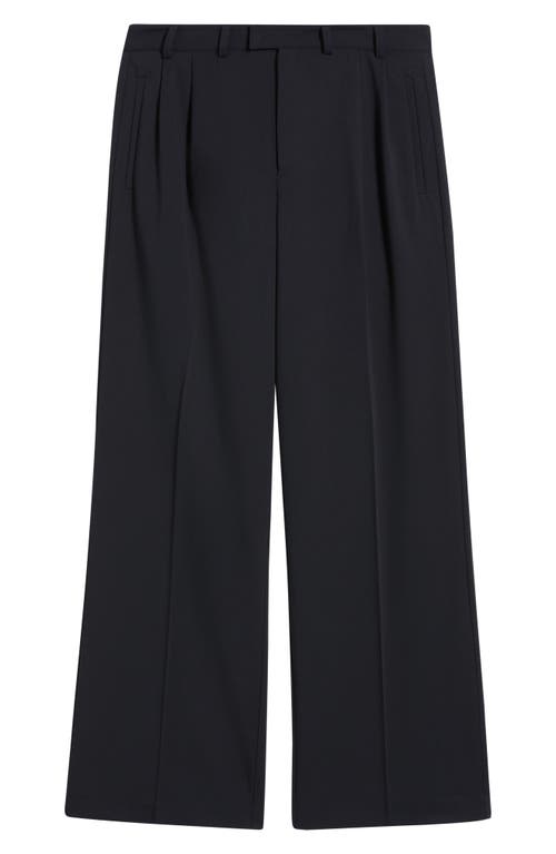 Krost Eco Pleated Trousers In Blue