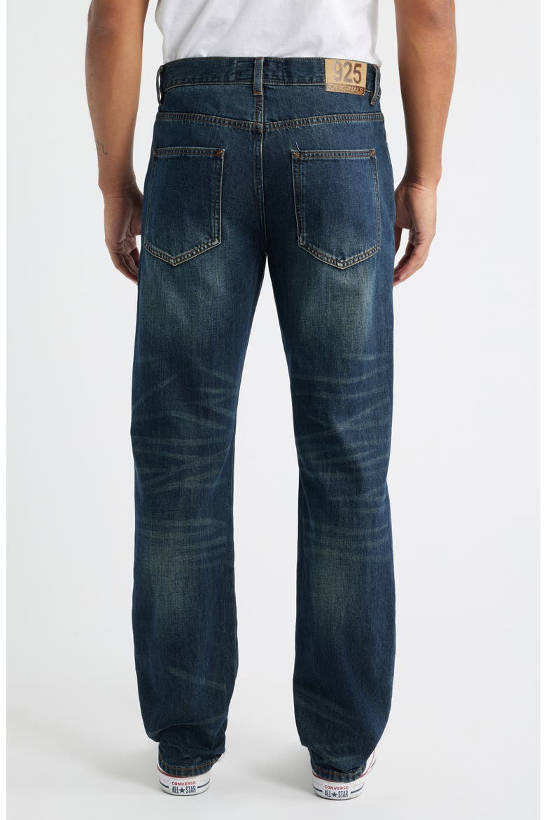 Stock Straight Leg Jeans, Alternate, color, DARK WASH