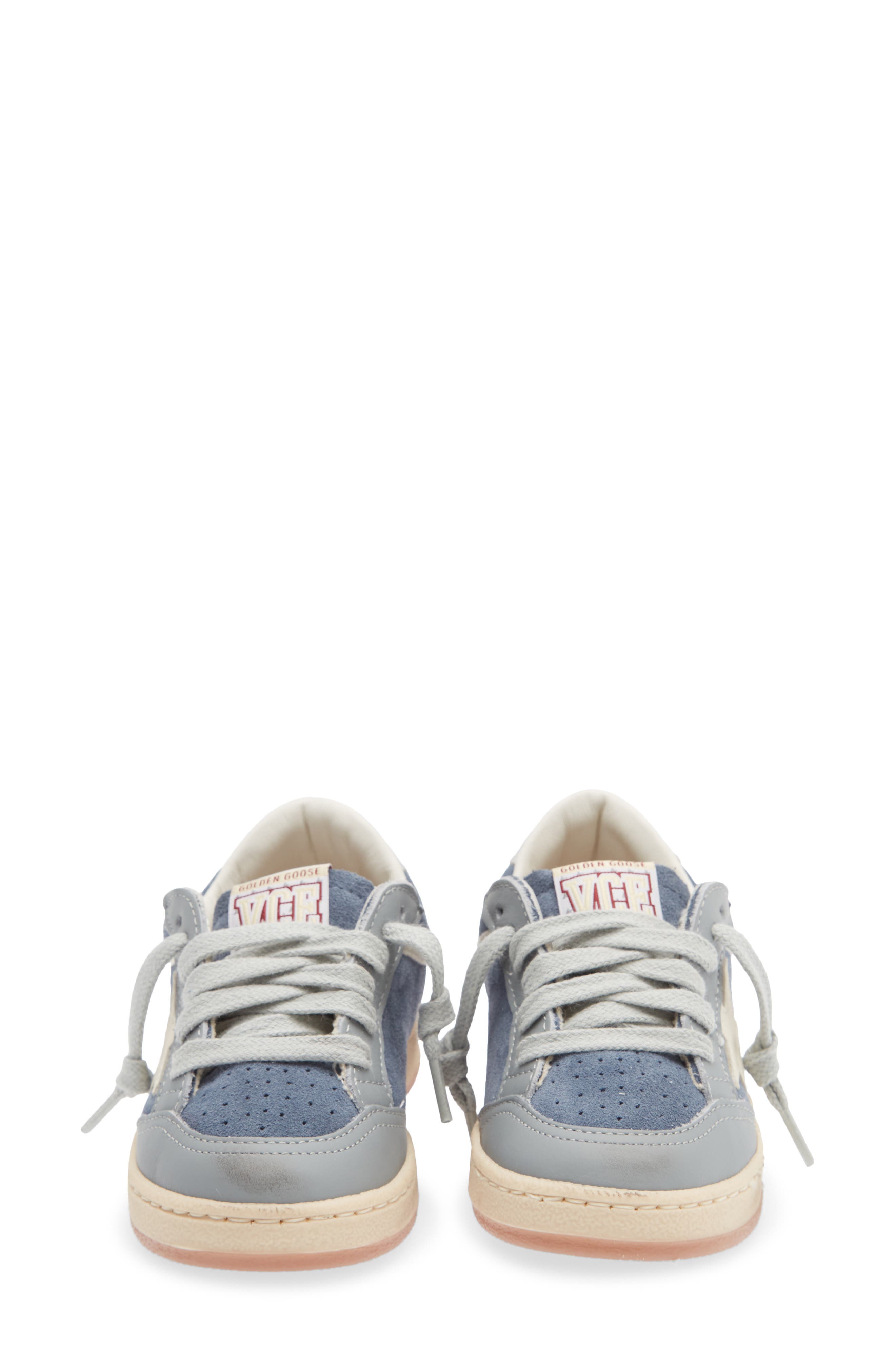 Kids' Ball Star Sneaker, Alternate, color, DENIM BLUE/ WHITE/ SILVER