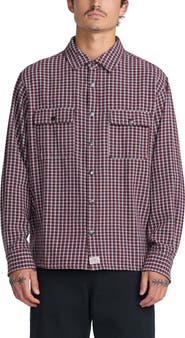 RVCA Big Flannel Snap Front Shirt