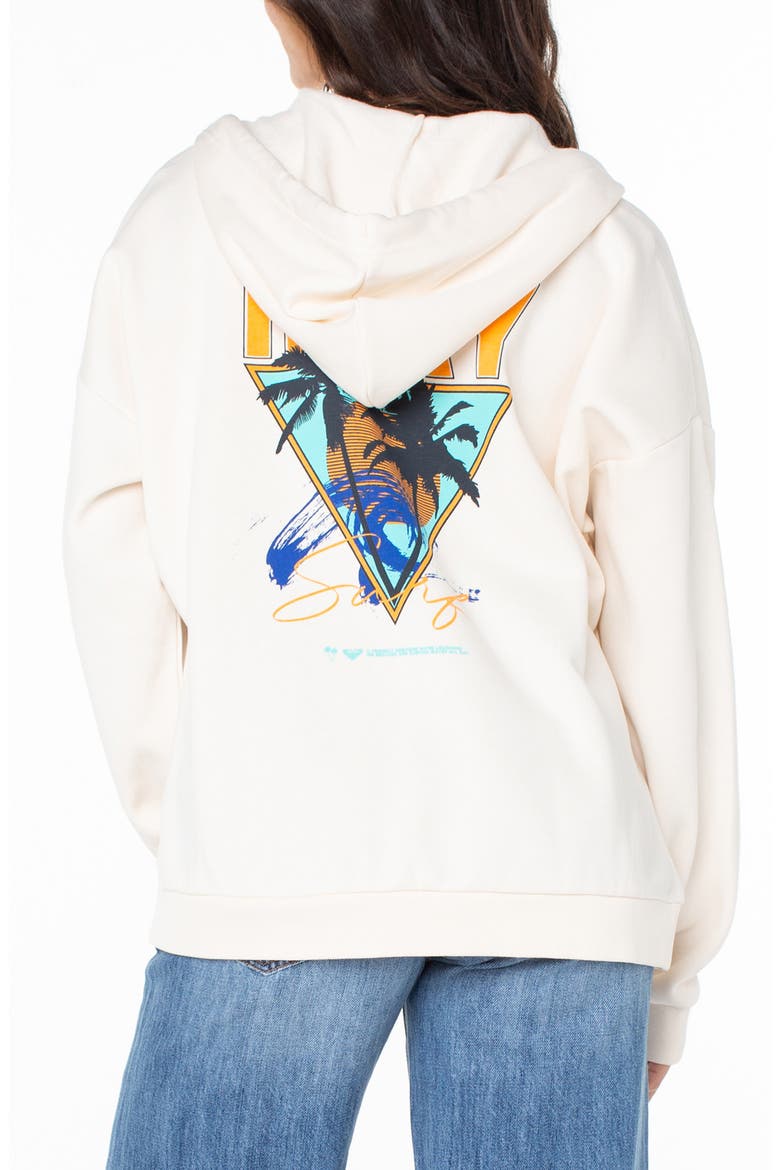 Evening Lineup Graphic Zip Hoodie, Alternate, color, DEW