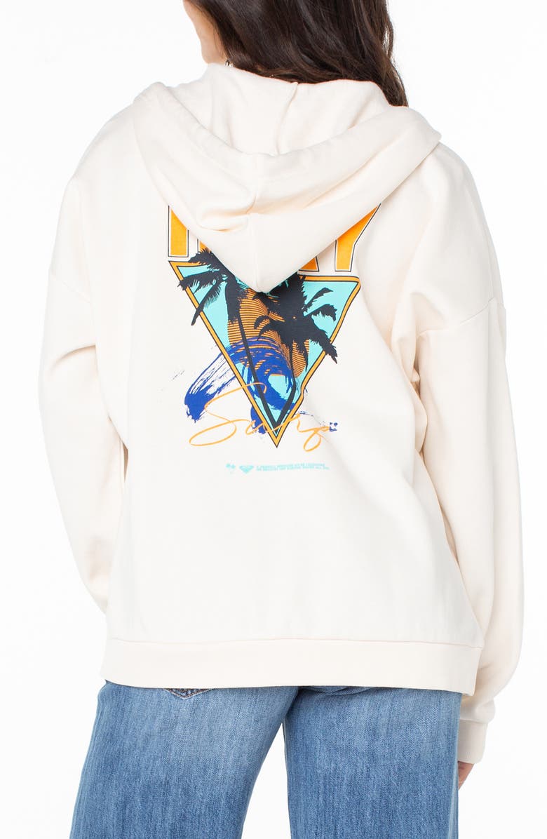 Roxy Evening Lineup Graphic Zip Hoodie, Alternate, color,