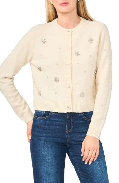 Scattered Embellished Cardigan
