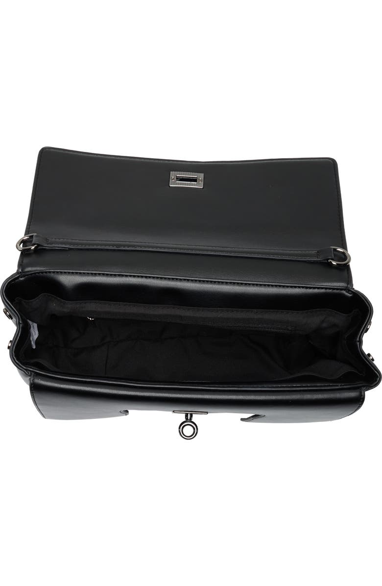 BCBG East/West Convertible Clutch, Alternate, color, Black