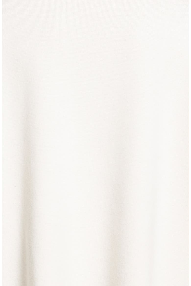 Funnel Neck Cashmere Sweater, Alternate, color, SNOW
