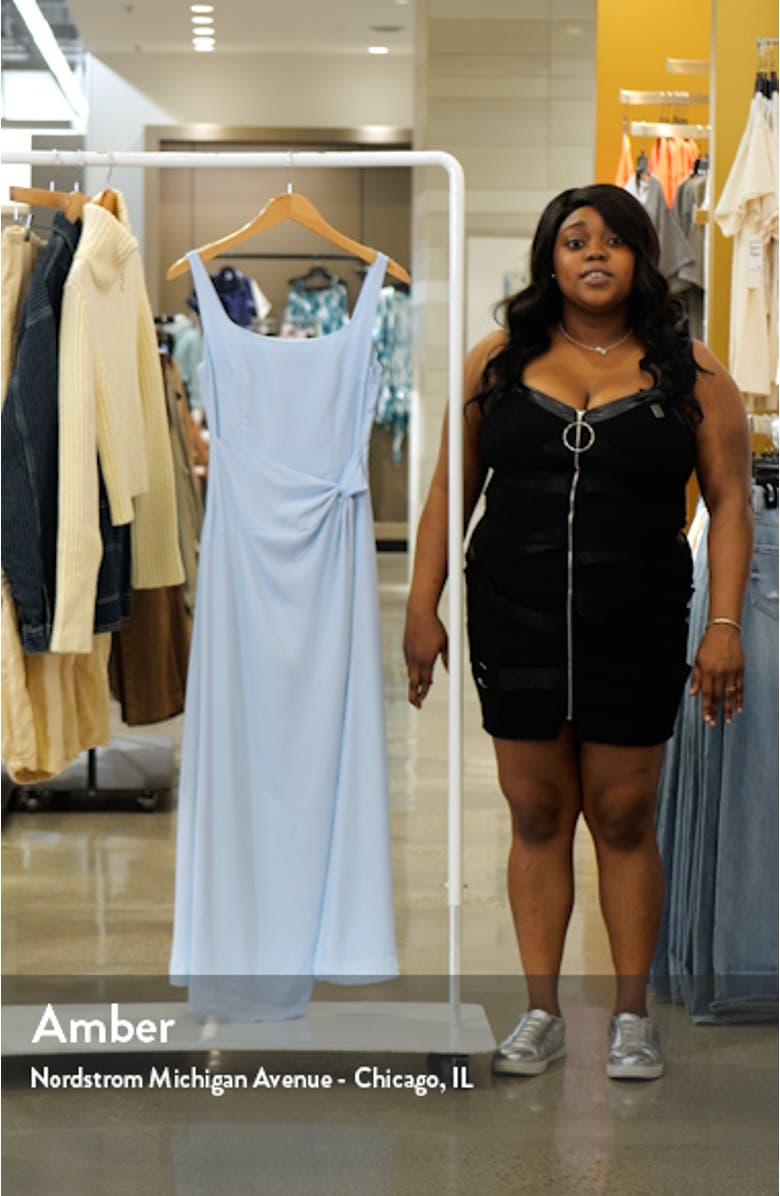 Nadea Wrap Front Sheath Dress