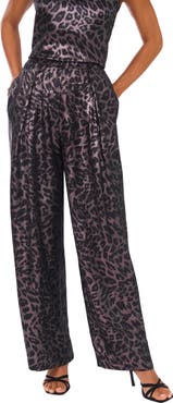 Vince Camuto Metallic Wide Leg Pants