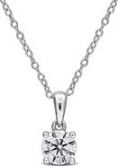 Julianna B. Lab-Grown Diamond Solitaire Necklace Sterling Silver
