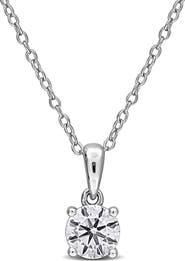 Julianna B. Lab-Grown Diamond Solitaire Necklace Sterling Silver