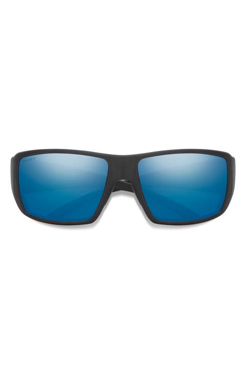 Guides 62mm ChromaPop™ Polarized Oversize Wraparound Sunglasses