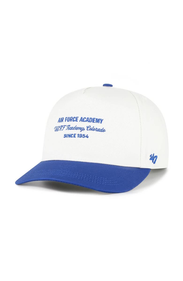 '47 Men's '47 White Air Force Falcons Contemporary Basics Two-Tone Hitch Adjustable Hat, Main, color, White