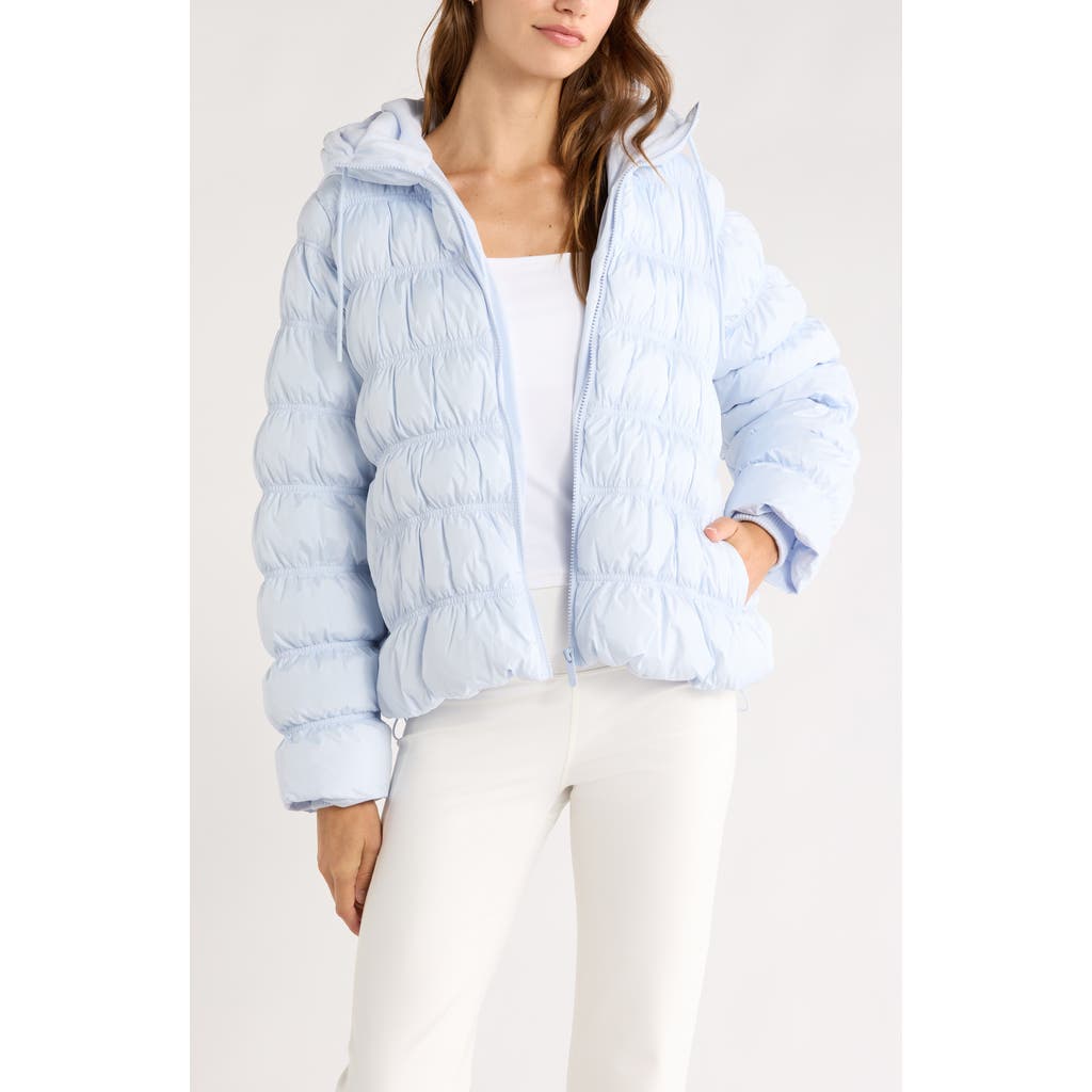 Zella All Over Ruched Jacket in Blue Ancient  product