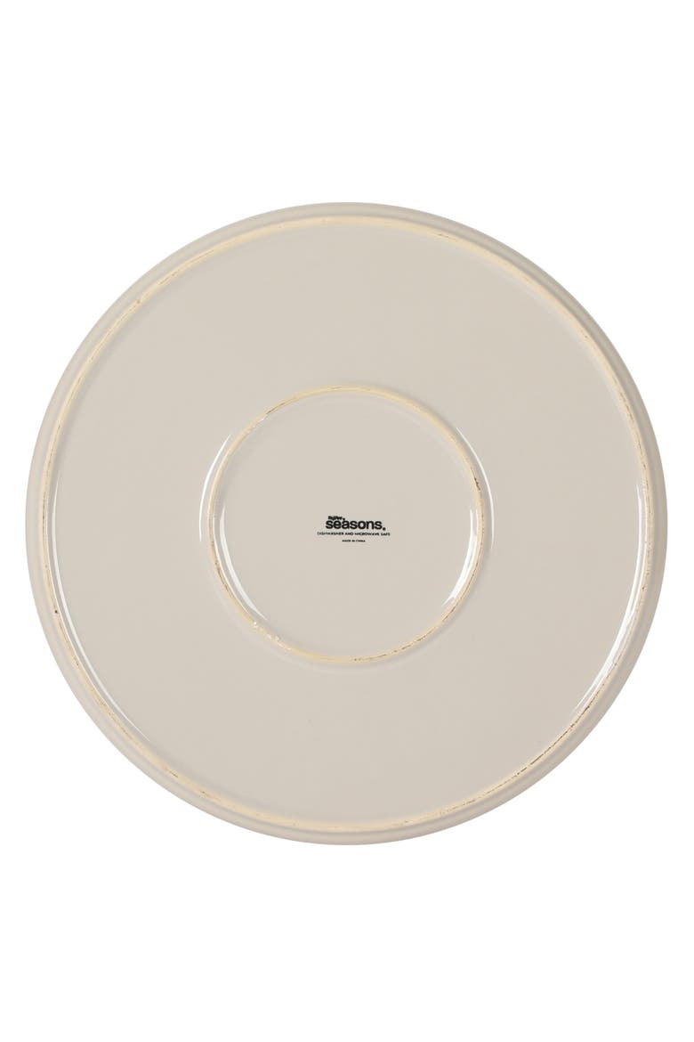 Moonstone Modern Stoneware Dinnerware Set for 4, Grey Plates and Bowls Set, Dinner Plates, Salad Plates, Bowls, Alternate, color, Chateau Grey