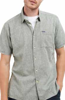 Barbour Nelson Linen & Cotton Button-Up Shirt