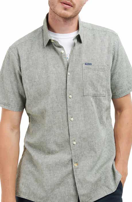 Barbour Nelson Linen & Cotton Button-Up Shirt