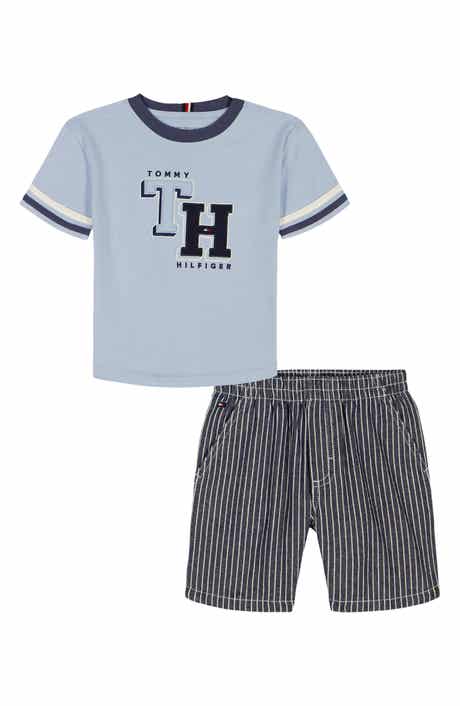 Tommy Hilfiger Initial Embroidered T-Shirt & Shorts Set