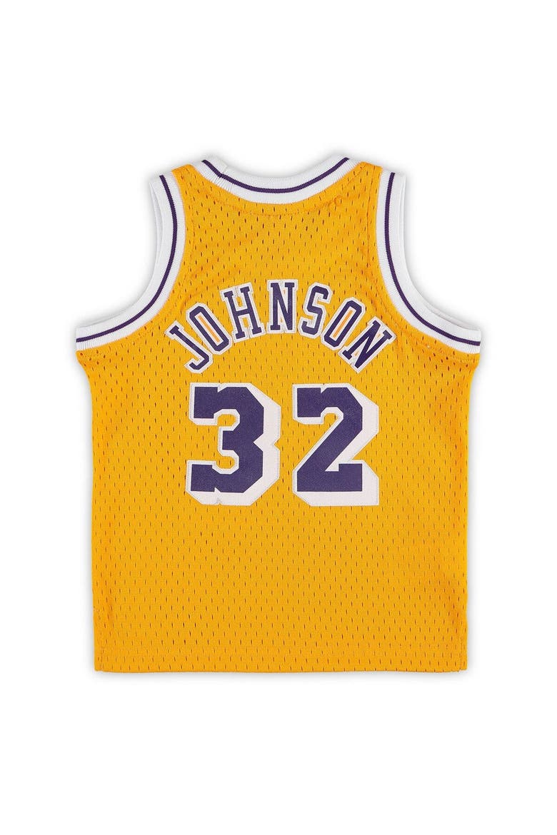 Infant Mitchell & Ness Magic Johnson Gold Los Angeles Lakers Retired Player Jersey, Alternate, color, GOLD