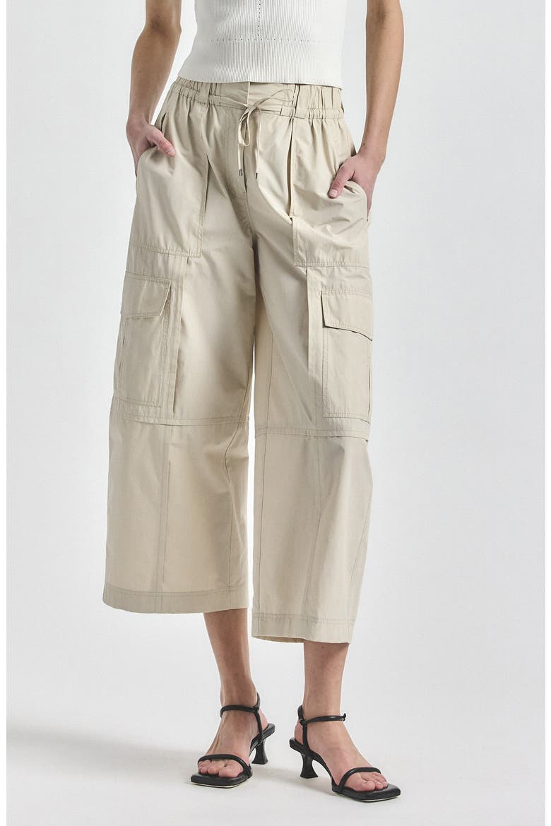 Ruth Wide Leg Cargo Pants, Main, color, OYSTER GRAY