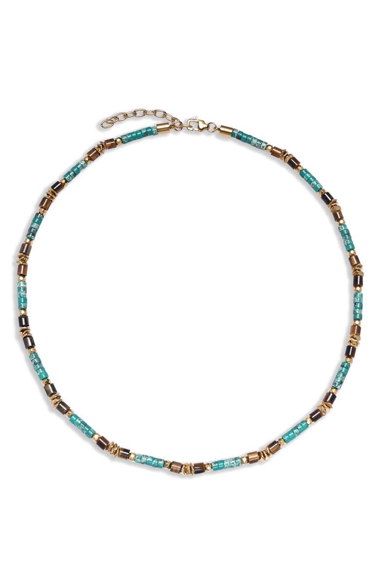 EYE CANDY LOS ANGELES Men's Landon Stone Beaded Necklace, Alternate, color, 