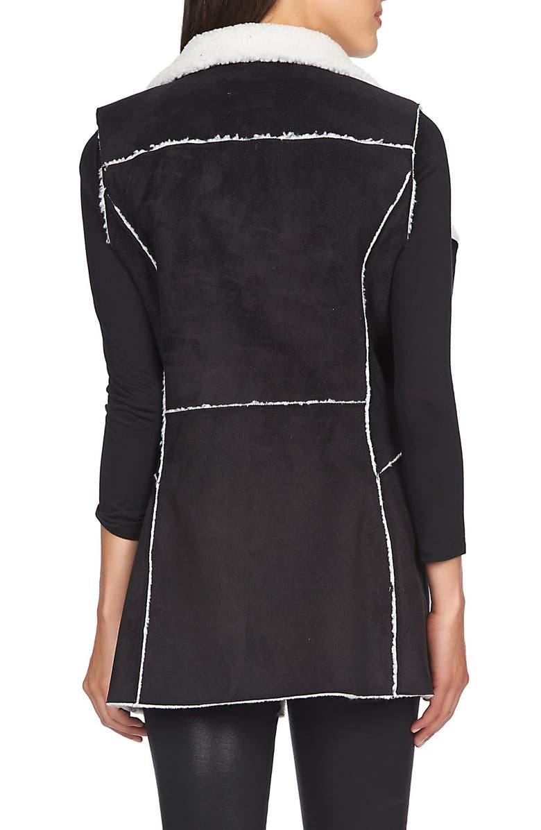 1.STATE Faux Shearling Vest, Alternate, color, 