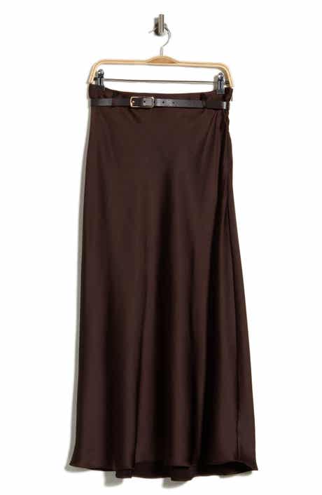 Belted Maxi Skirt