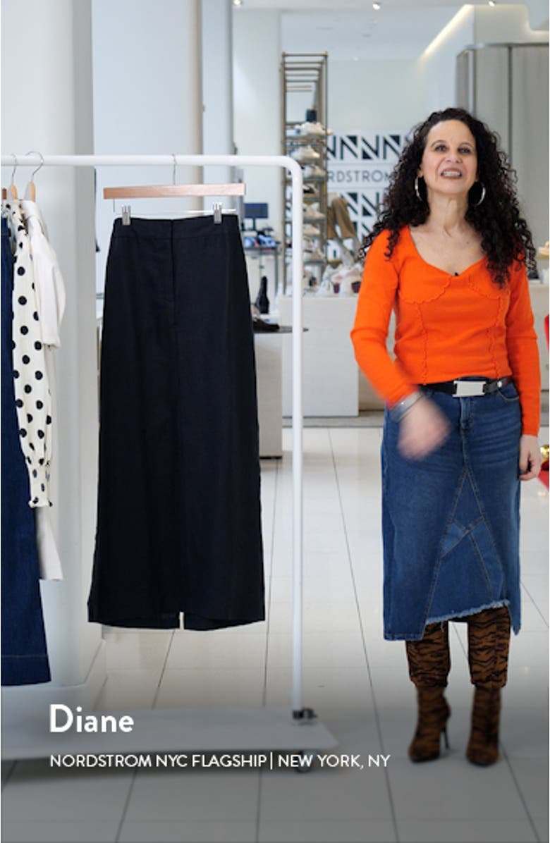 Nelli Linen Maxi Skirt, sales video thumbnail