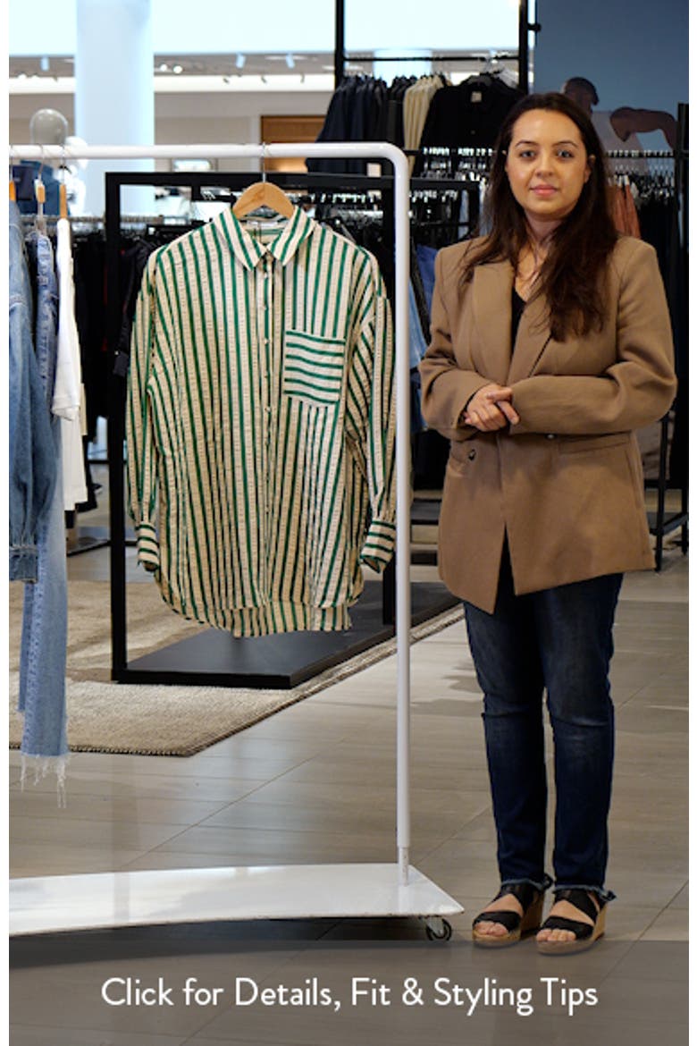 Ezra Patch Pocket Stripe Shirt video